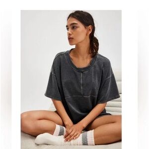 Free People Intimately Don't Wait Up Sleep Tee